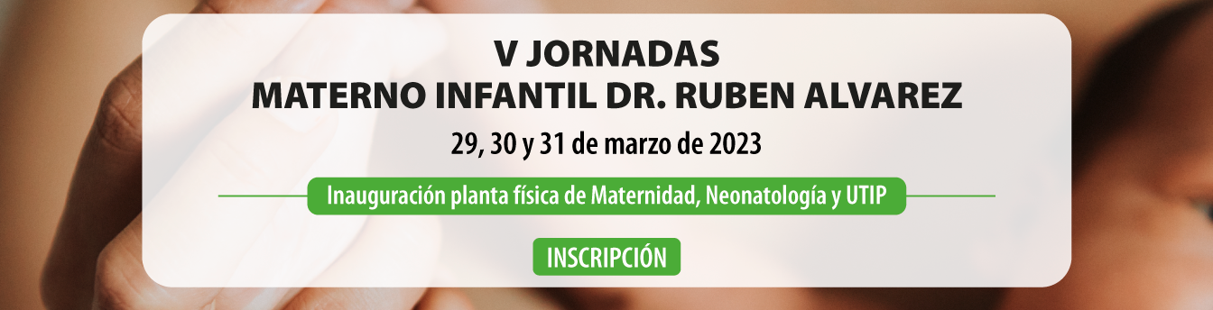 V Jornadas Materno-Infantil Dr. Rubén Álvarez
